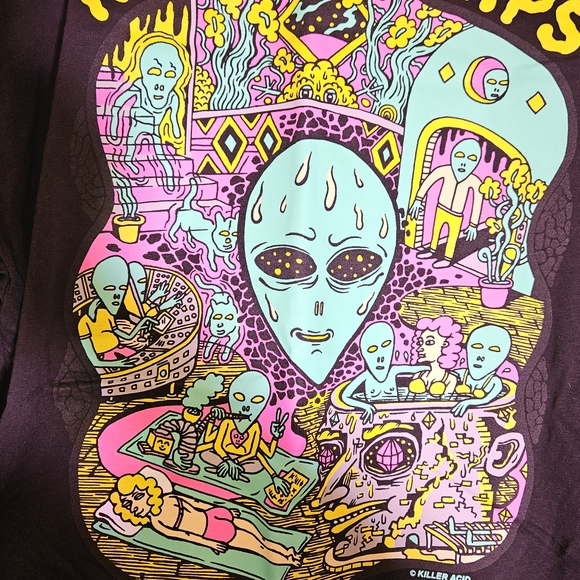 No Bad Trips Kids Long Sleeve Shirt - Black - Picture 4 of 5